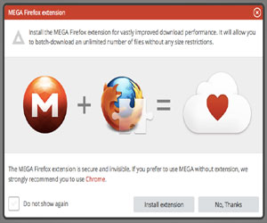   مصر اليوم - خدمة mega تطلق إضافتها الخاصه على فايرفوكس