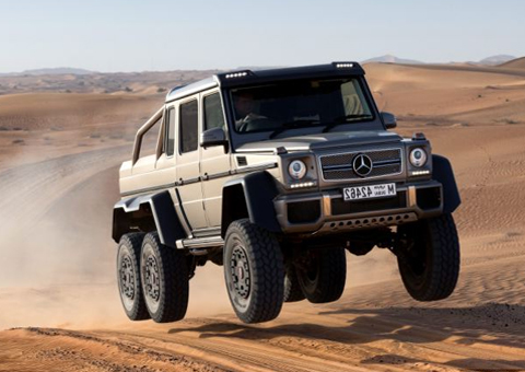   مصر اليوم - مرسيدس تطلق سيارة  G63 AMG 6×6 سداسية الإطارات