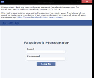   مصر اليوم -  فيس بوك  توقف تطبيق المسنجر على نظام ويندوز 8