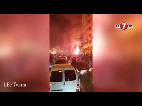 شاهد احتفالات مدينة طنجة وأجواء رائعة بمناسبة الإنجاز التاريخي