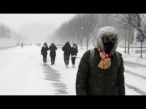 تجمَّد مدن عدّة في الولايات المتحدة الأميركية