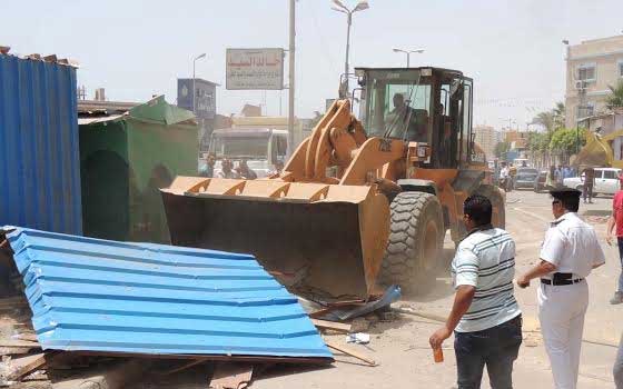   مصر اليوم - مرافق السويس تزيل 416 حالة إشغال طريق في المحافظة